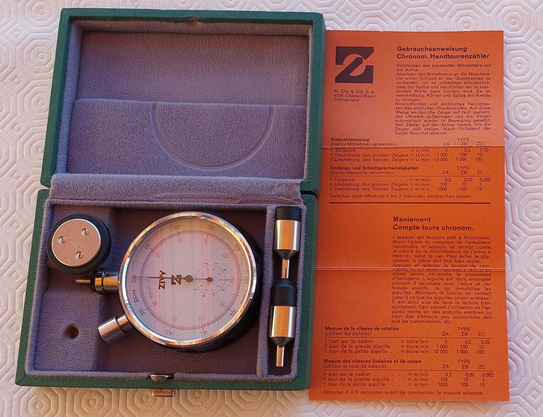 Misurare: Compte tours chronomètre – Nuovo e nell'imballaggio originale da Brent venduto da jos_2qs8 1