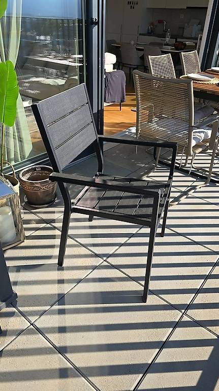 Sedie: 6x chaises d'extérieur noir – Usato da Genève venduto da pas_lg6s 3