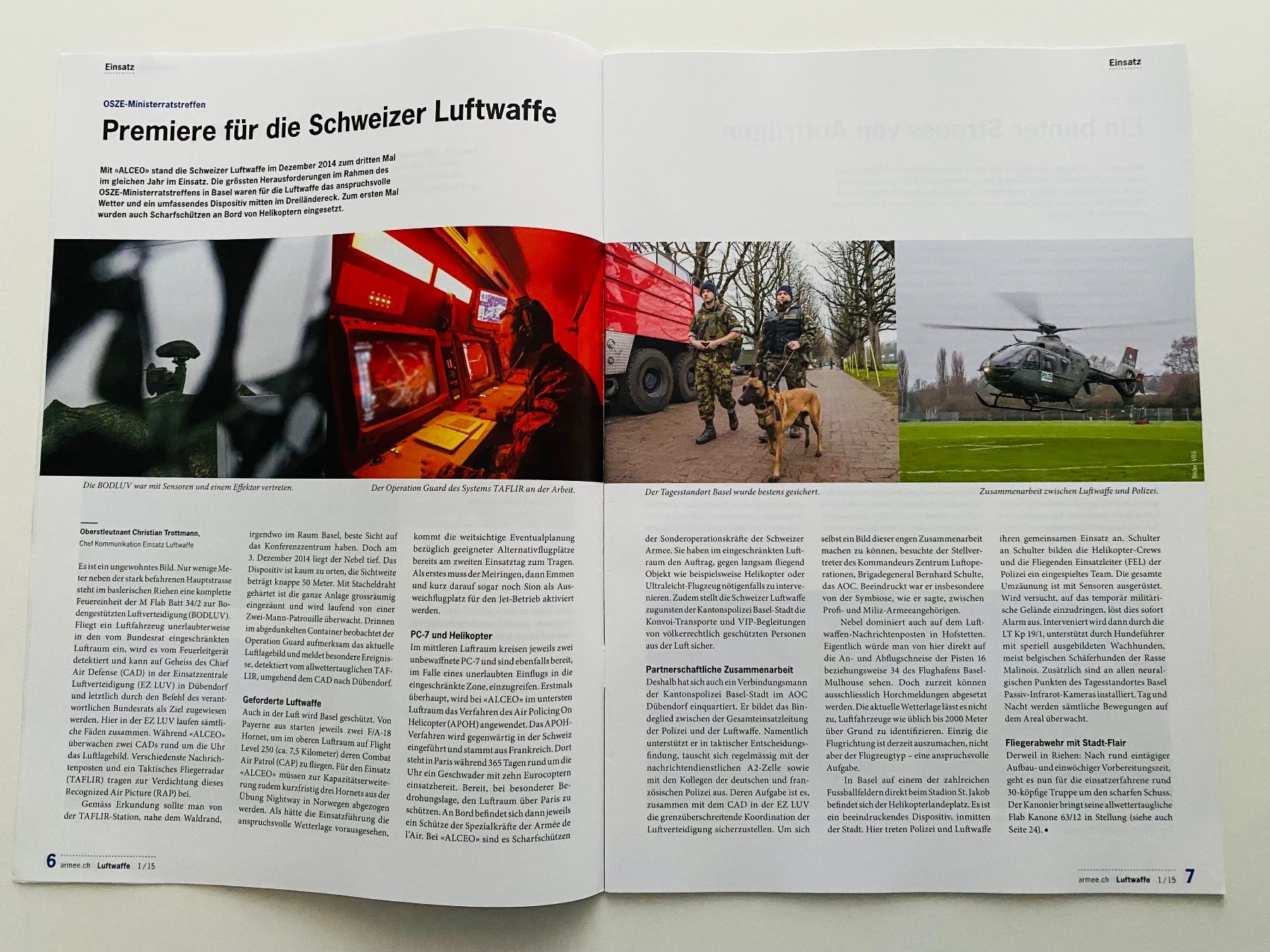 Schweizer Armee Documenti: Schweizer Luftwaffe Swiss Air Force Heft 44 Sei 2015 – Usato da Müswangen venduto da buyin 4