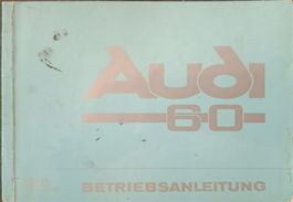 Betriebsanleitung - Audi 60