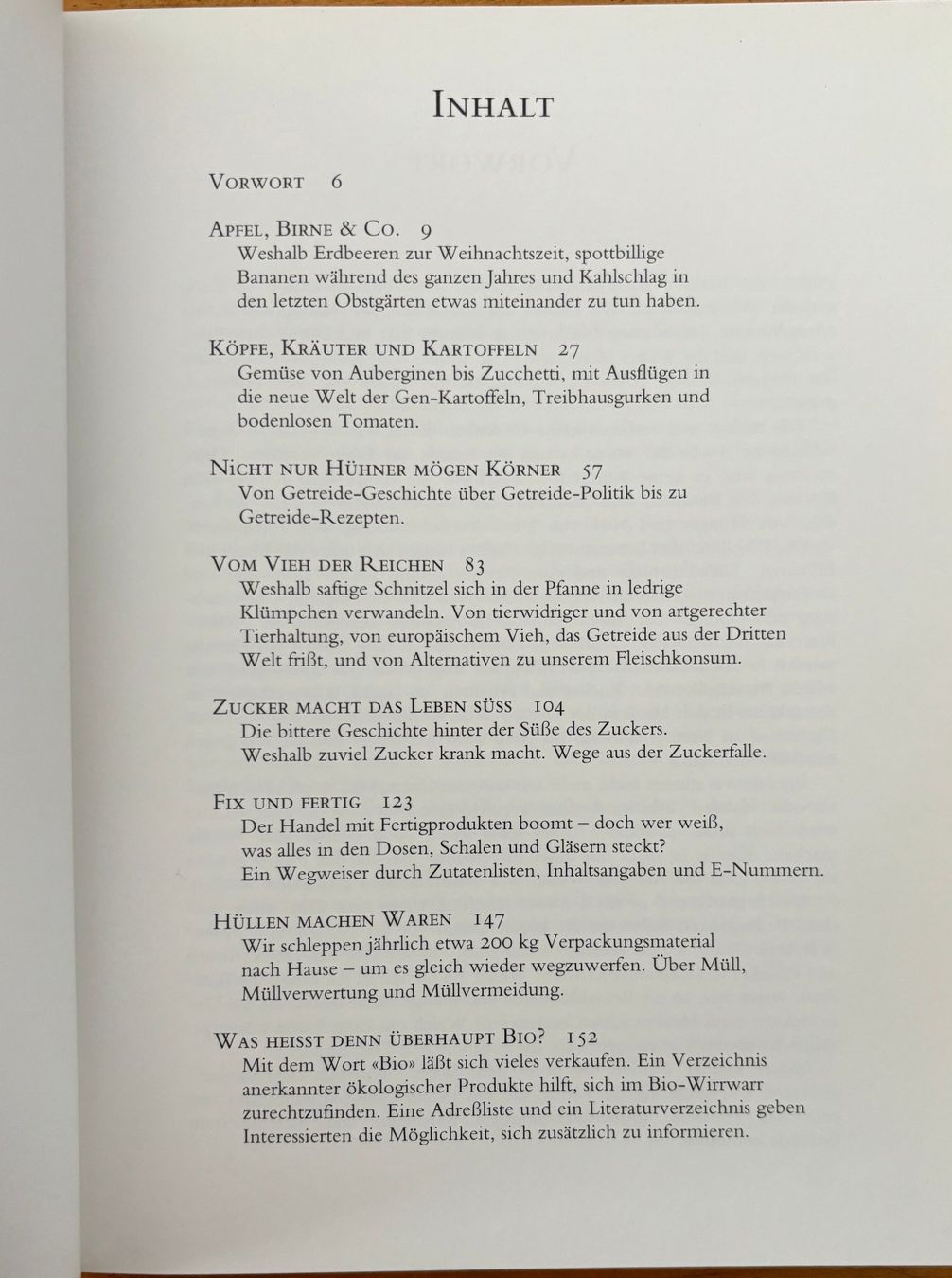 Libri: Das Buch vom klugen Essen – Nuovo (secondo la descrizione) da Sarnen venduto da Livres 3