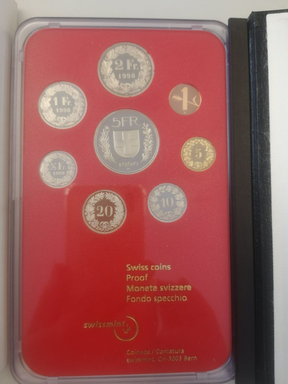 Alle Münzen: (1998) Orig. Münzsatz 1998, PP mit Karton – Gebraucht aus Rüthi (Rheintal) von erdnuessli1