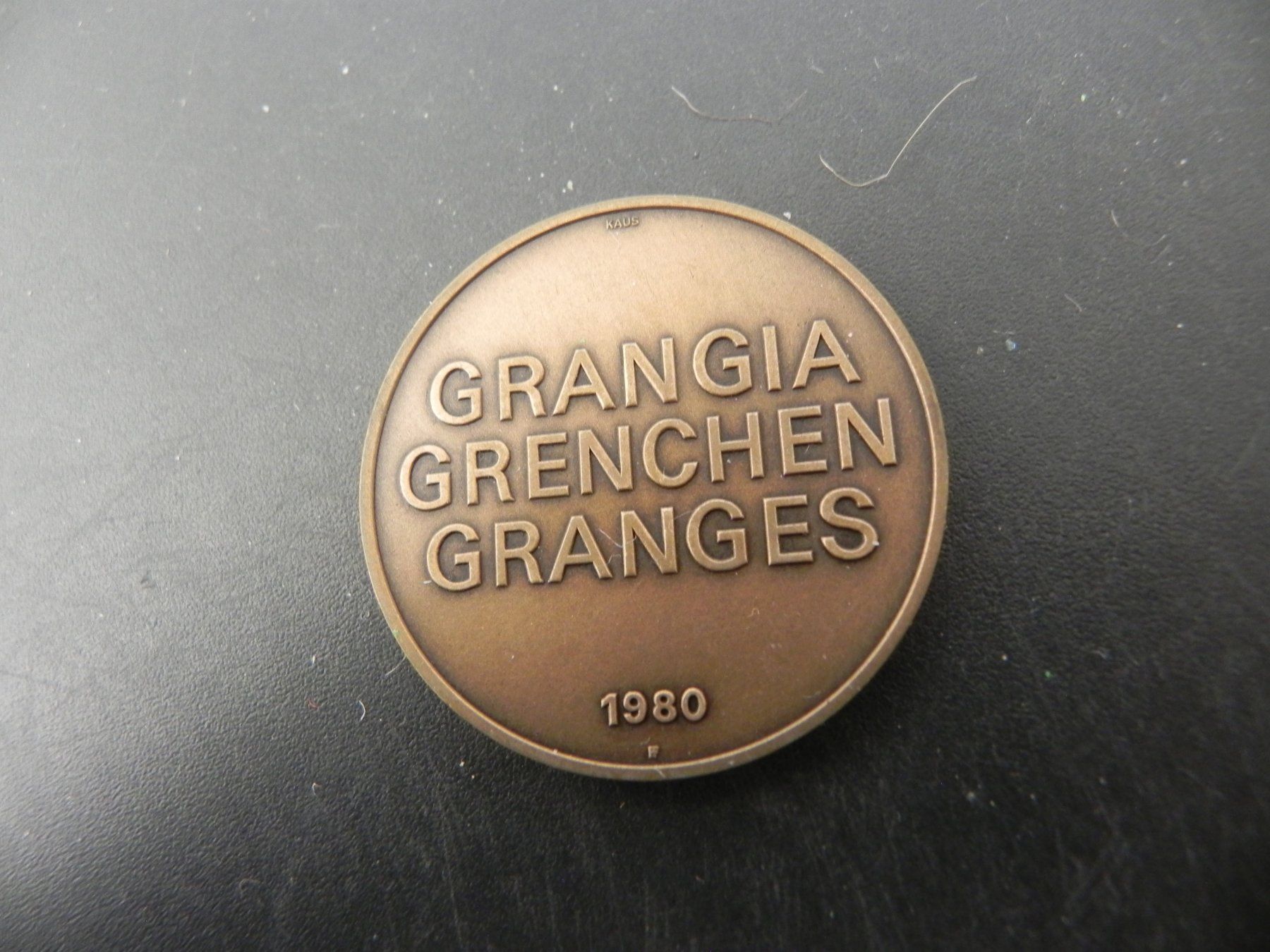 Medaglie: Medaille Grenchen Babeli Dursli 1980 – Usato da Biel/Bienne venduto da Gogolozi 1
