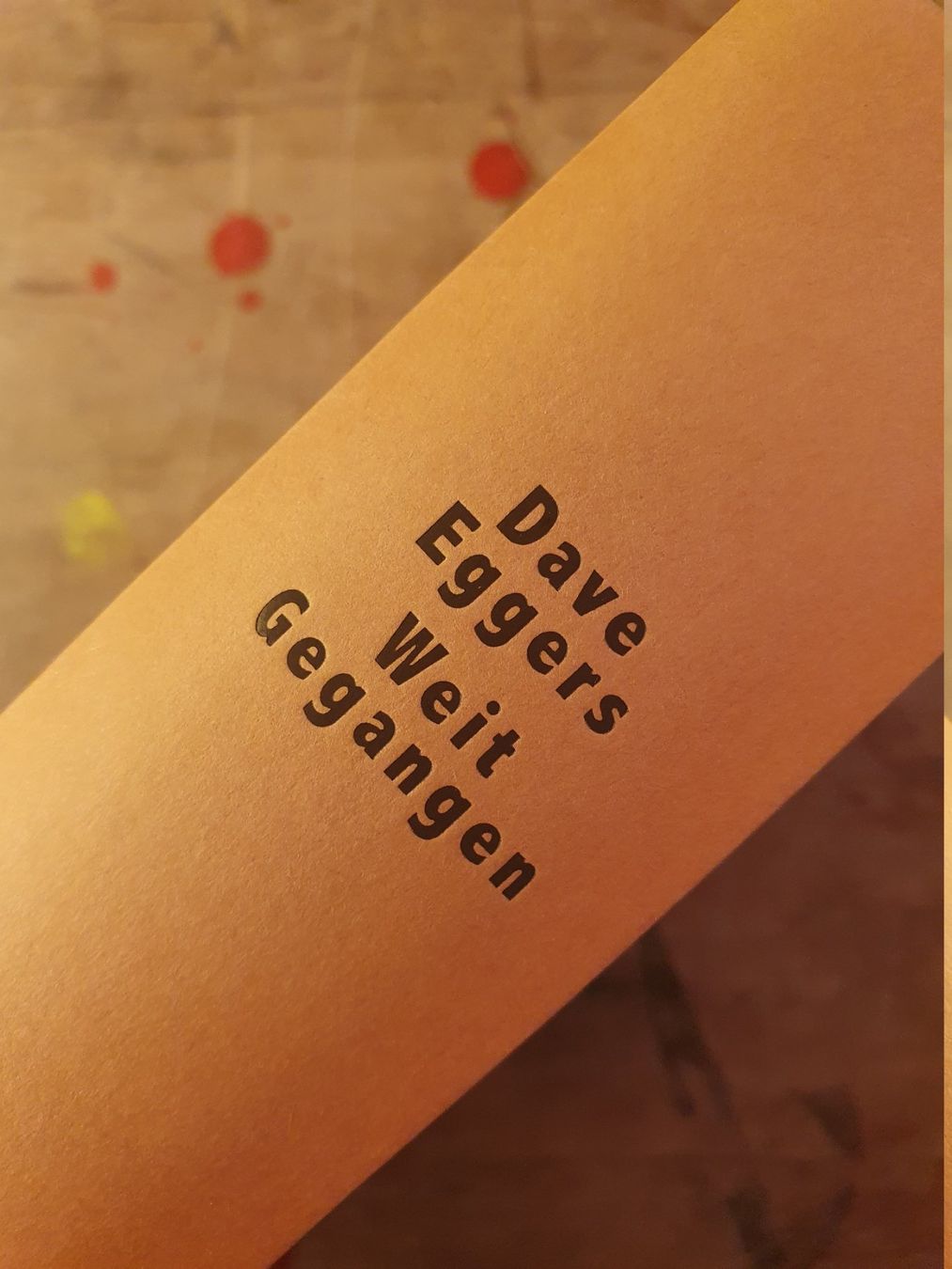 Libri: Weit Gegangen - Dave Eggers – Usato da Zürich venduto da loosebone
