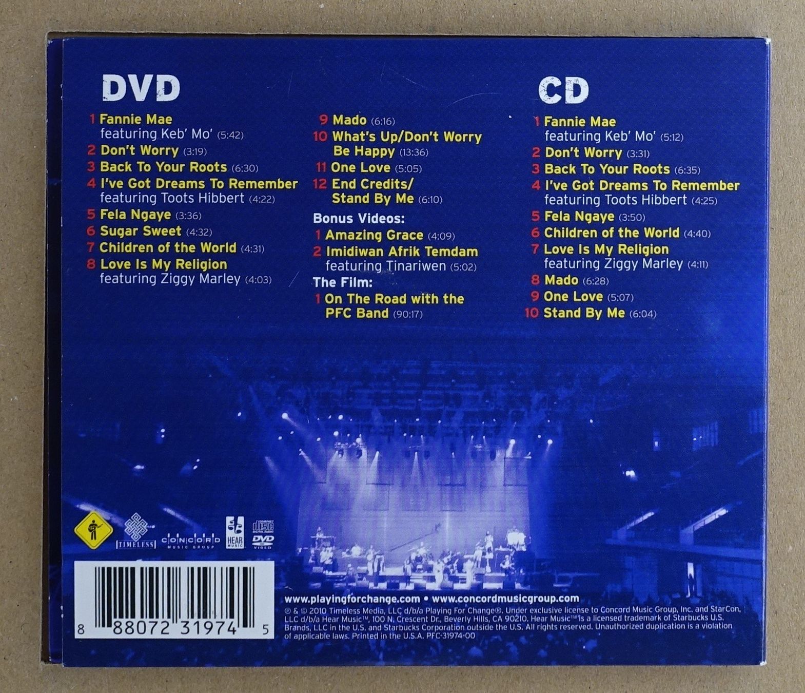 CD: Playing For Change – Live - D24 – Usato da Sessa venduto da discoverymedia 1