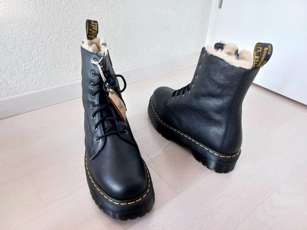 Dr. Martens Herrenschuhe: Dr. Martens Grösse 48 Jadon Leder mit Kunstfellfutter Pisa – Neu und originalverpackt aus Pfäffikon / ZH von Pefkadett 5