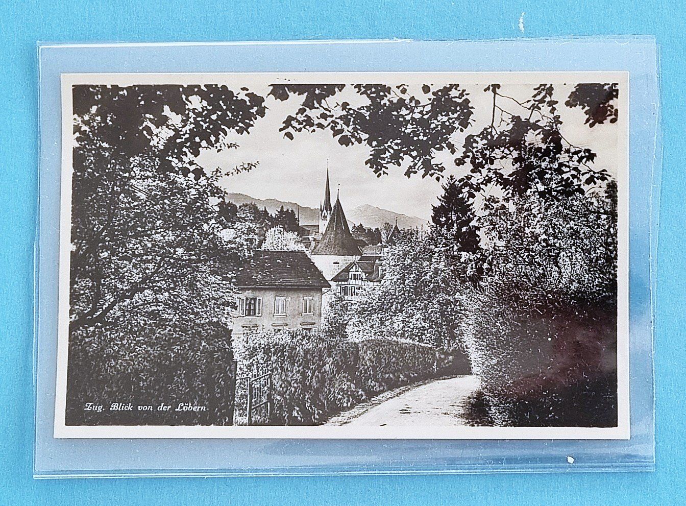 Cartoline postali: Zug - Blick von der Löbern – Usato da Rothrist venduto da RROENK