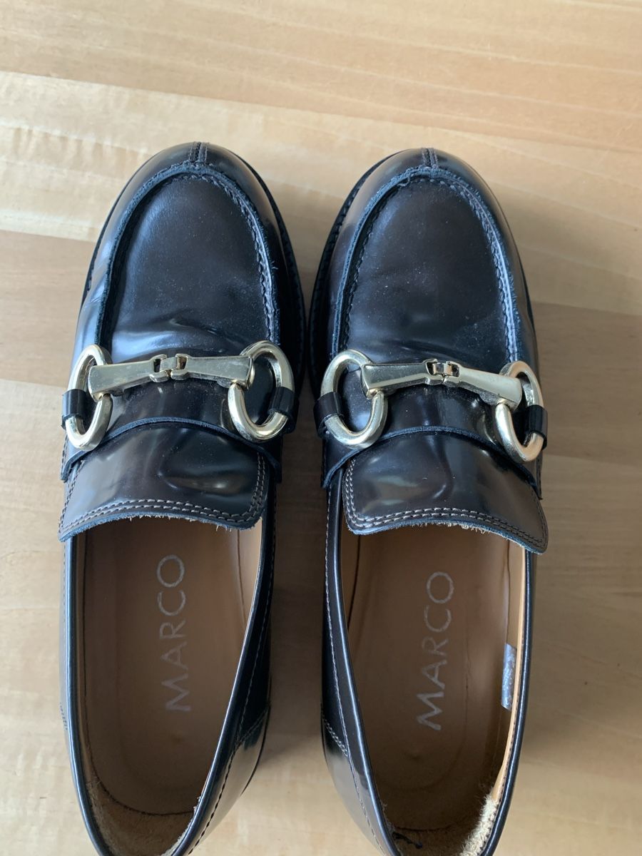 Damenschuhe: Marco Schnallenschuhe Gr. 37 Leder – Neu (gemäss Beschreibung) aus Mettmenstetten von _4_YOU_ 5