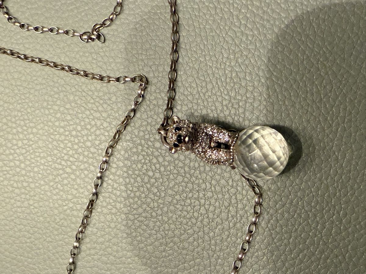 Thomas Sabo Ciondoli: thomas sabo polar bear on rock crystal pendant – Usato da Aarburg venduto da Yula24 4