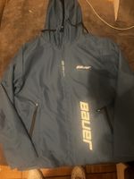 Giacca Bauer con cappuccio colore blu taglia unica