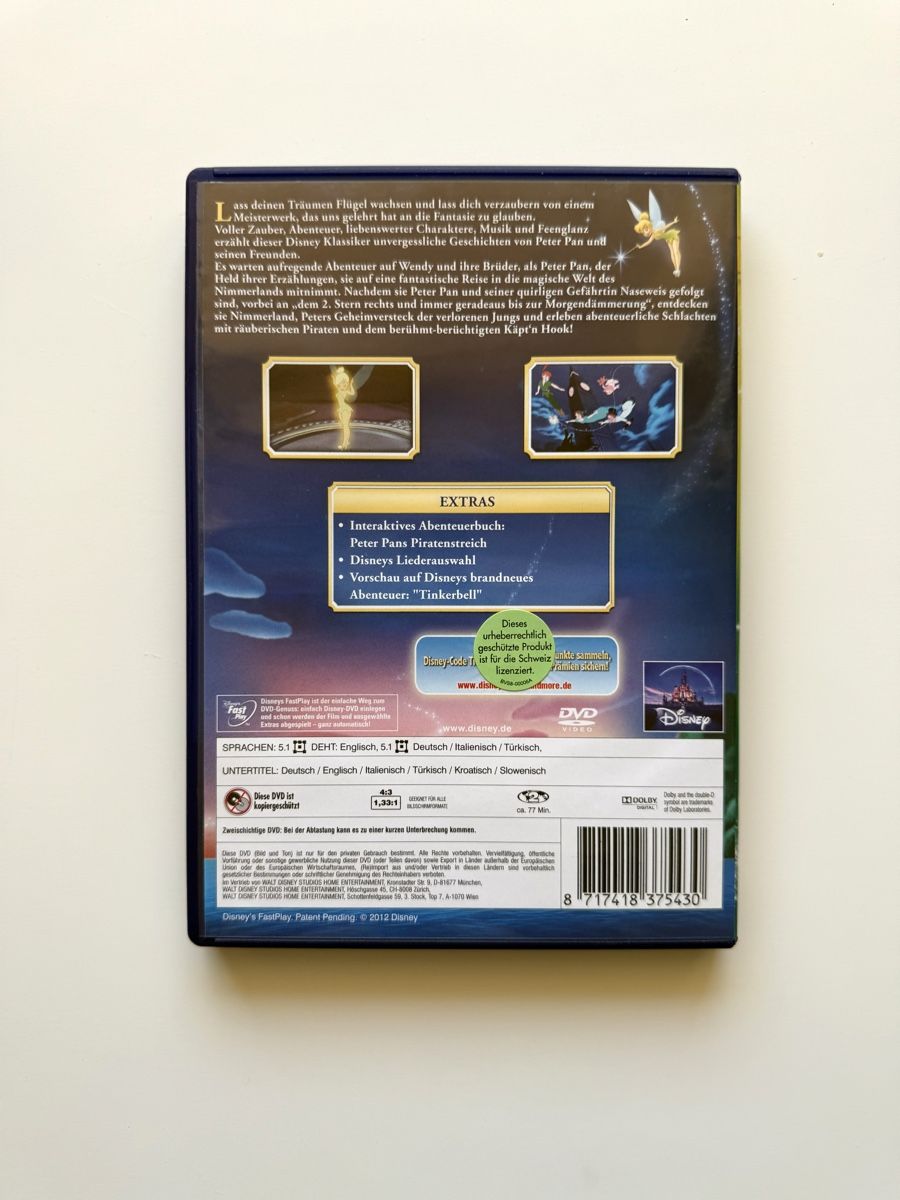 Alle DVDs: Peter Pan, DVD - Disney Special Collection, DE IT ENG  – Gebraucht aus Couvet von Aura_aura 1