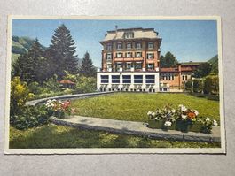 Alte Ansichtskarte Haus St. Joseph, Lungern, 1954,