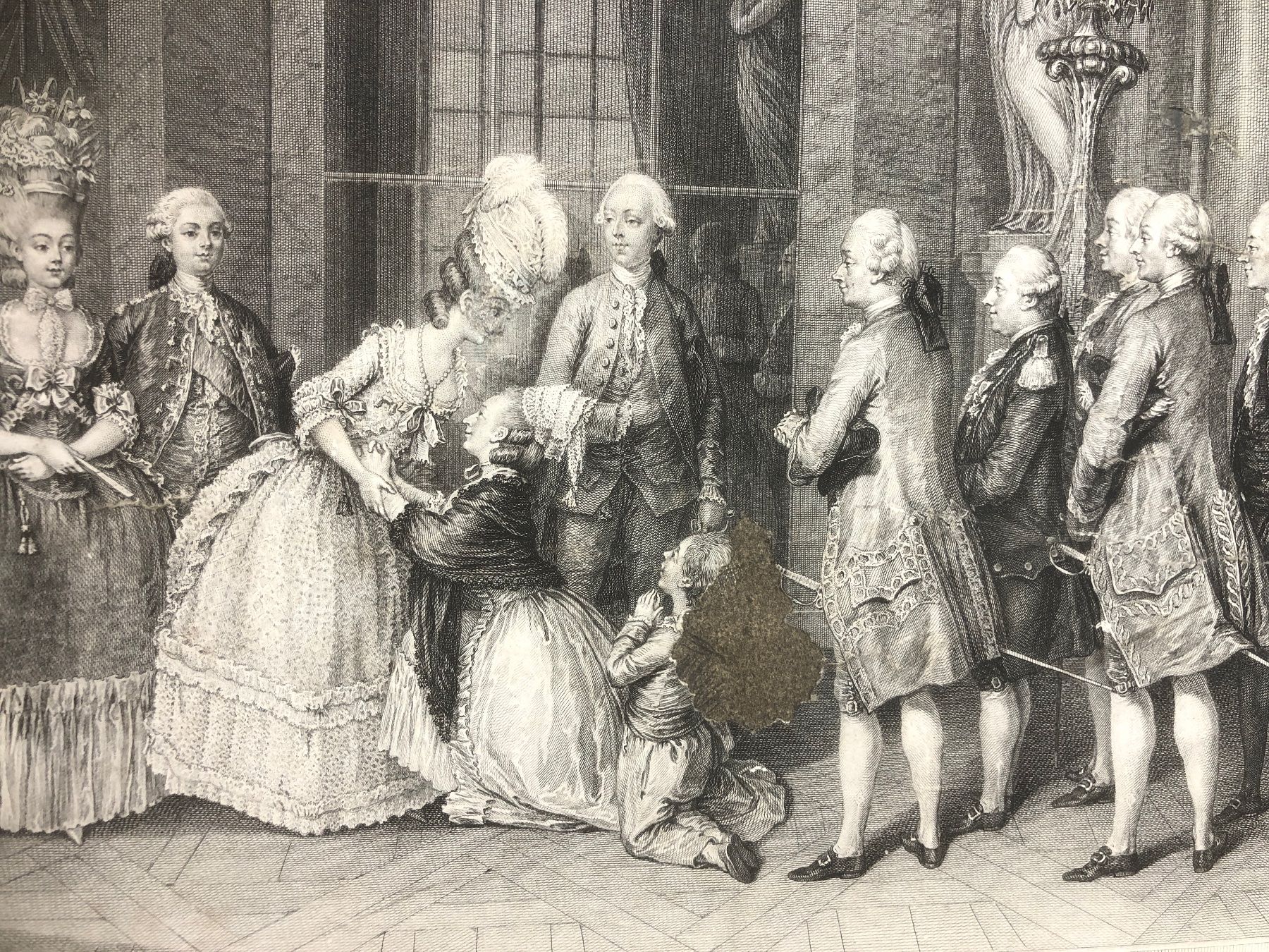 Incisioni: Stich Jean Duclos, 1779, Aufgezogen – Usato da Laufenburg venduto da industrial-silence 1