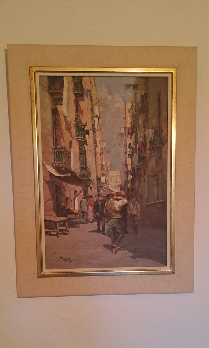Dipinti: Original Ölgemälde "Gasse in südländischer Stadt" – Usato da Orpund venduto da Ricooder
