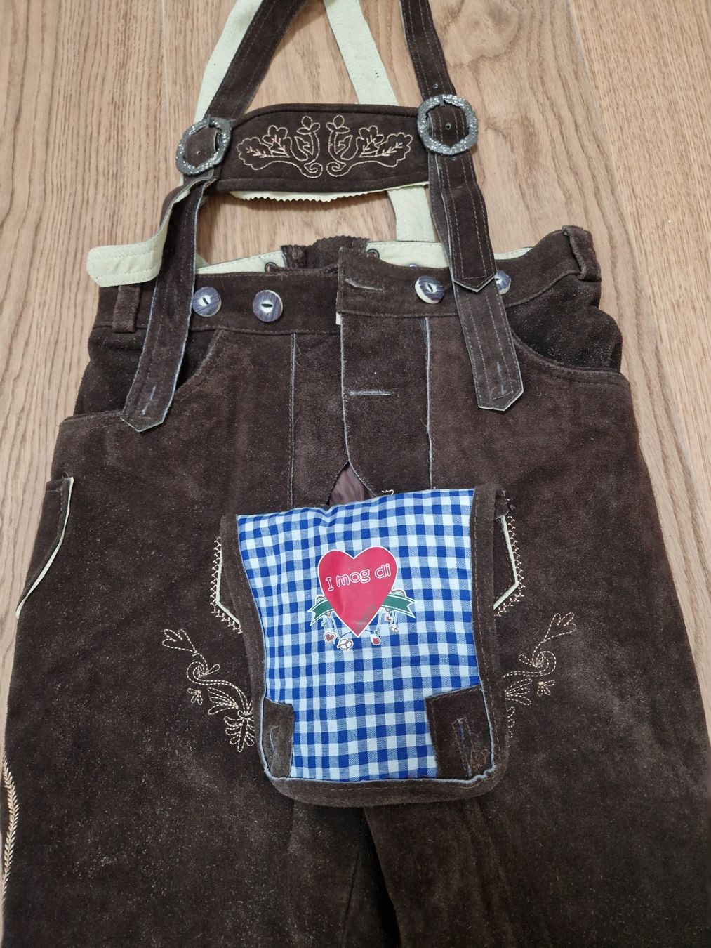Pantaloni: Lederhosen Herren Gr. 44 Echtleder – Usato da Rothenburg venduto da buddy019 2