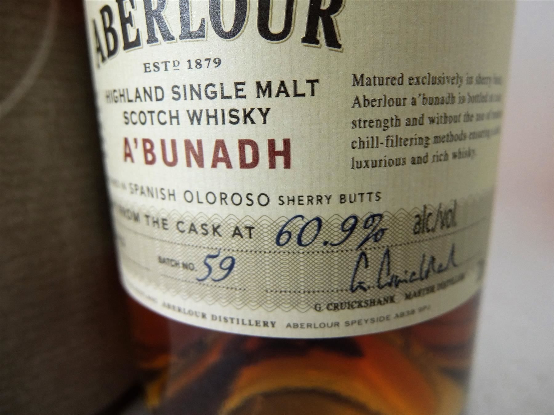 Aberlour Bevande alcoliche: 1 Flasche Aberlour Batch 75 Single Malt Cask Strength 60.9% – Nuovo e nell'imballaggio originale da Wöschnau venduto da Vinsale 2