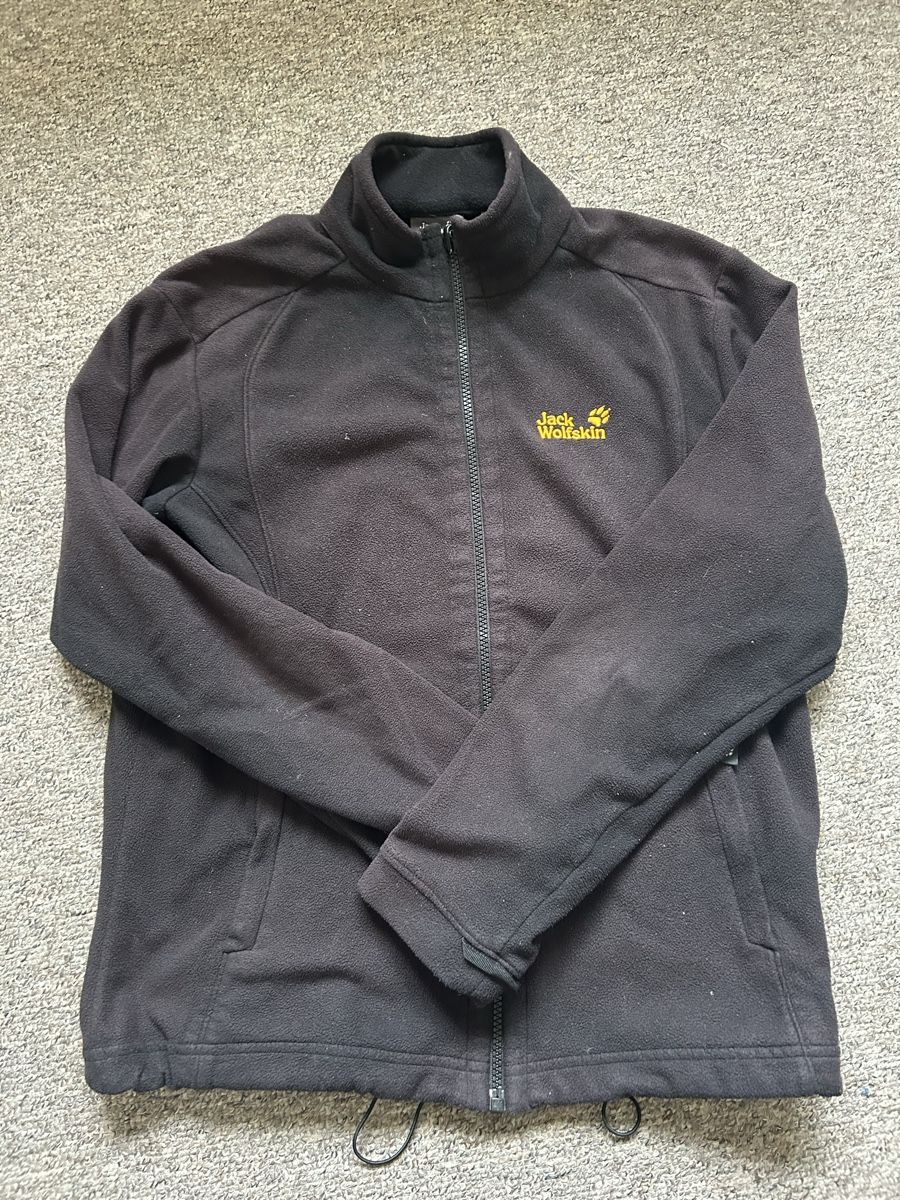 Jack Wolfskin Giacche: Jack Wolfskin Fleece Jacke, Schwarz – Usato da Gondiswil venduto da shaenu