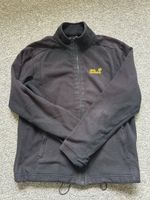 Jack Wolfskin Fleece Jacke, Schwarz