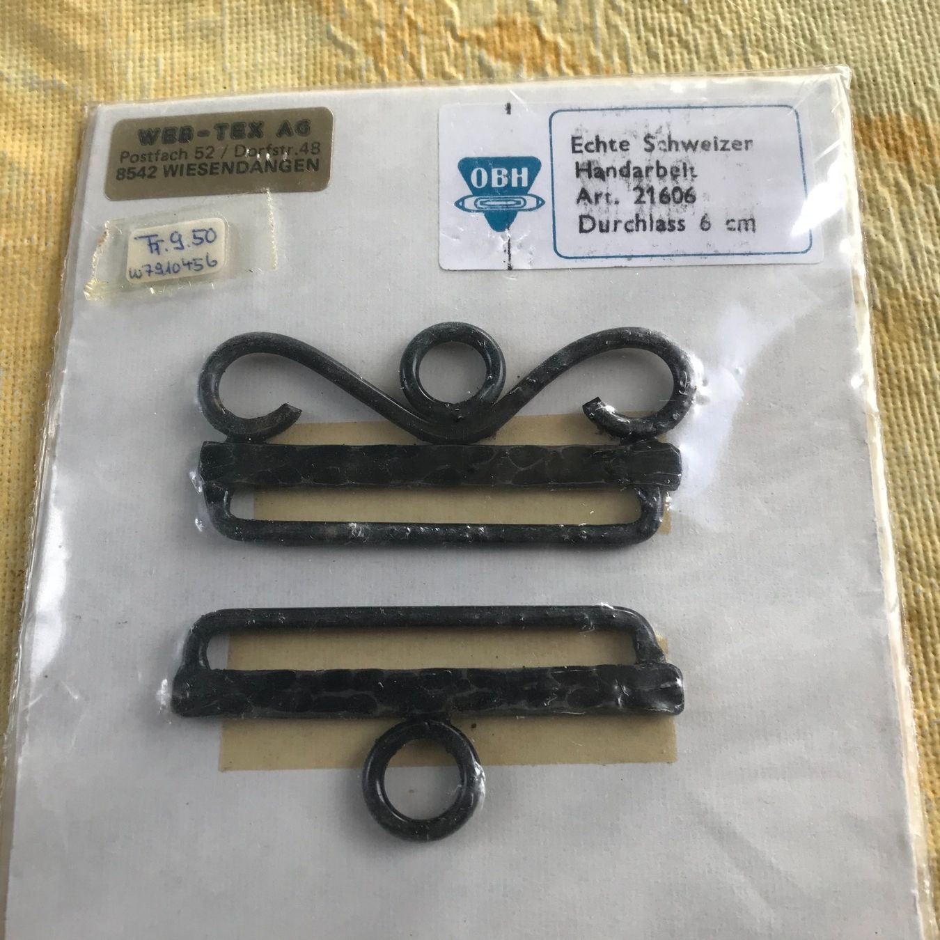 Ferramenta: ECHTE SCHWEIZER HANDARBEIT DURCHLASS 6CM – Nuovo e nell'imballaggio originale da Ostermundigen venduto da crazy-horse-1840 2