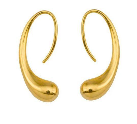 Orecchini pendenti & Orecchini a lobo: 18k gold Modern Tear Drop Earrings – Nuovo (secondo la descrizione) da Selkingen venduto da Gevevieve 1