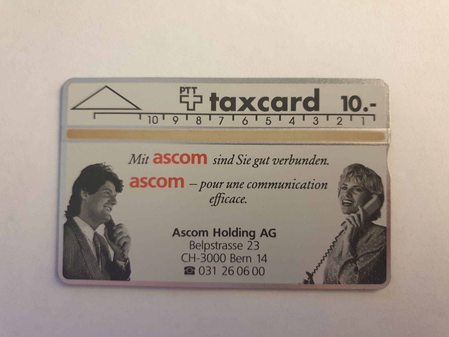Schede telefoniche: Ascom Holding AG 001D ungebr – Usato da Rain venduto da chesz