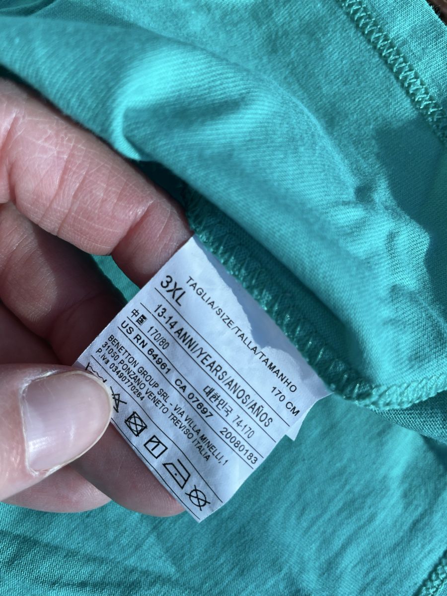 Benetton Camicette, T-shirt & Top: Trägershirt grün ca 156 - Benetton – Usato da Bern venduto da brup 2