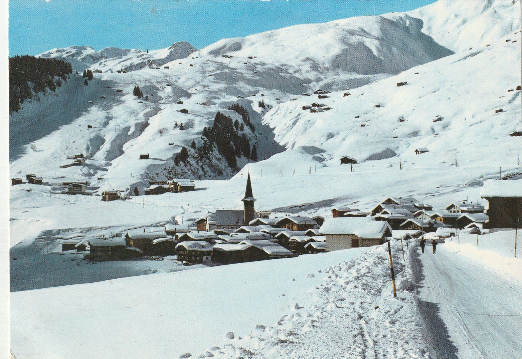 Ansichtskarten: Rueras  bei Sedrun – Gebraucht aus Lumbrein von made02