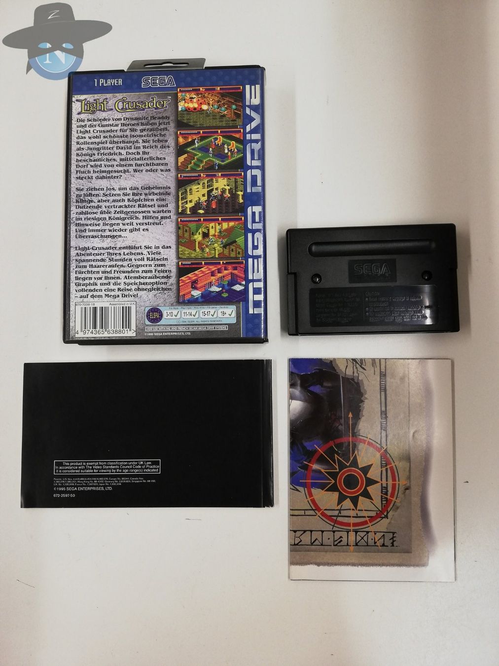 Sega Giochi: Light Crusader inkl. Poster / Sega Mega Drive – Usato da St. Gallen venduto da zorro_dc 1