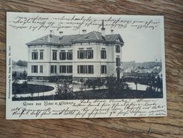 Alte PK / Gruss aus Uster - Asyl Gelaufen 1903