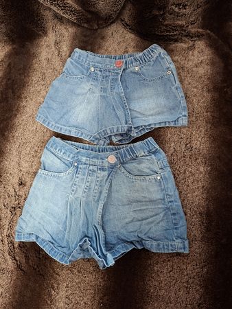 2x Gr 80 -104 Jeans Wickeljupe von Smile Zwillingsmädchen 