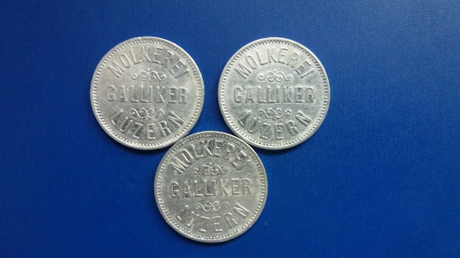 Tutti le monete: seltene Milchmarken Galliker Luzern – Usato da Nottwil venduto da Neli1958 1