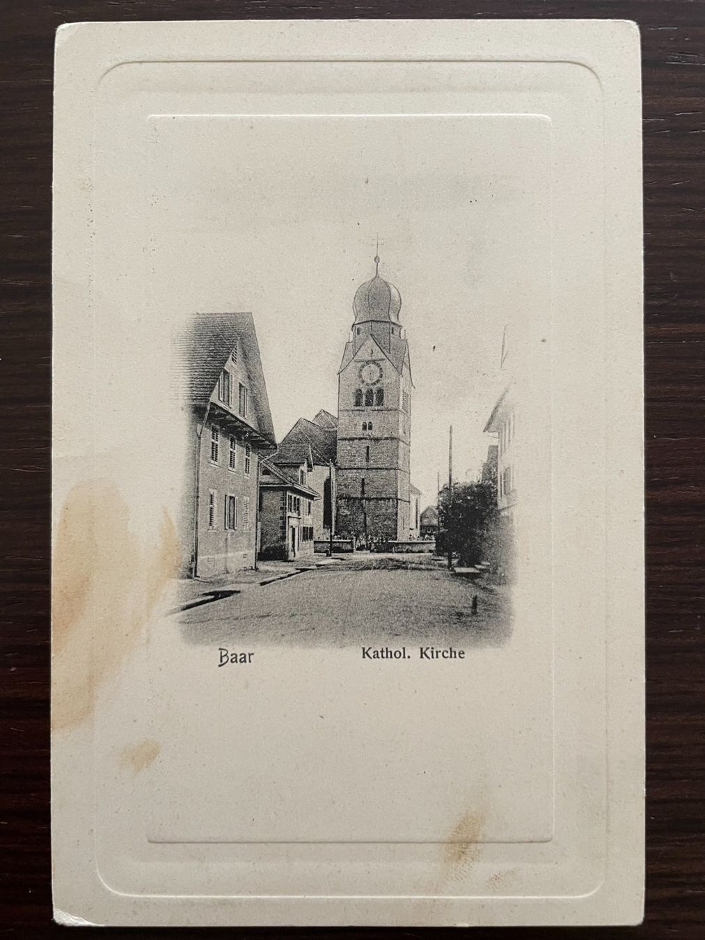 Cartoline postali: BAAR Ortsansichten, Höllgrotten, Kirche, 5 Ansichtskarten – Usato da Wald ZH venduto da TLILEF 5