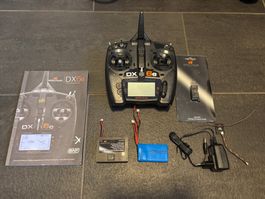 Fernbedienung Spektrum DX6E, Empfänger und VT Empfänger