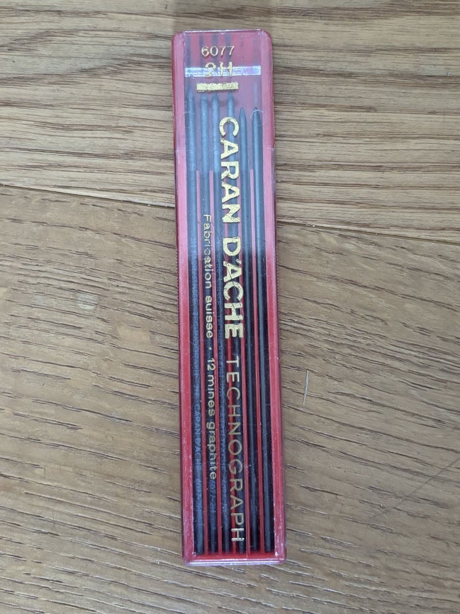 Caran D'Ache Matite, matite colorate & gessi: Caran d'Ache Technograph Minen 2H – Usato da Würenlos venduto da Ashley24 2