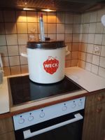 Marmite WECK pour conserve, thermomètre avec 60 verres