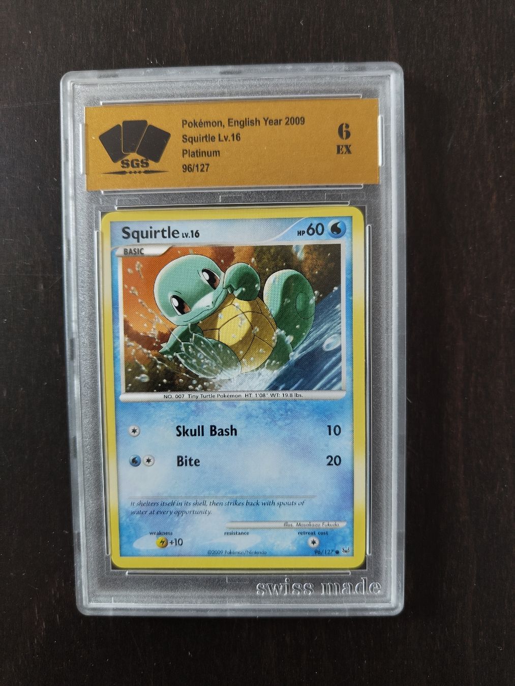 Karten: Pokemon Schiggy 2009 Englisch gegradet – Gebraucht aus Zürich von Slevin2710