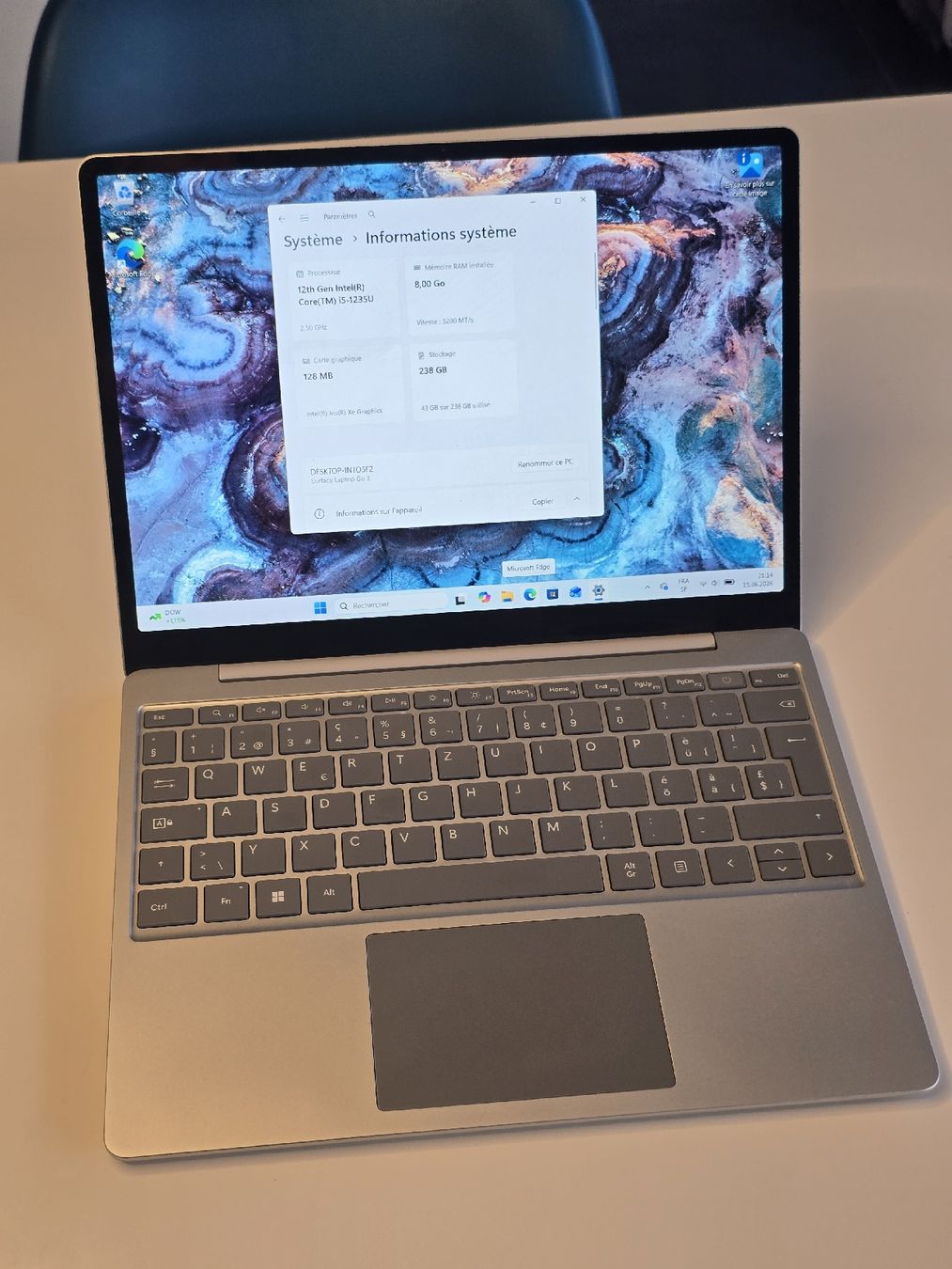 Microsoft Notebooks: Microsoft Surface Laptop Go 3, i5-1235U – Gebraucht aus Le Mouret von Lapinou