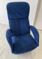 Relax Sessel blau drehbar