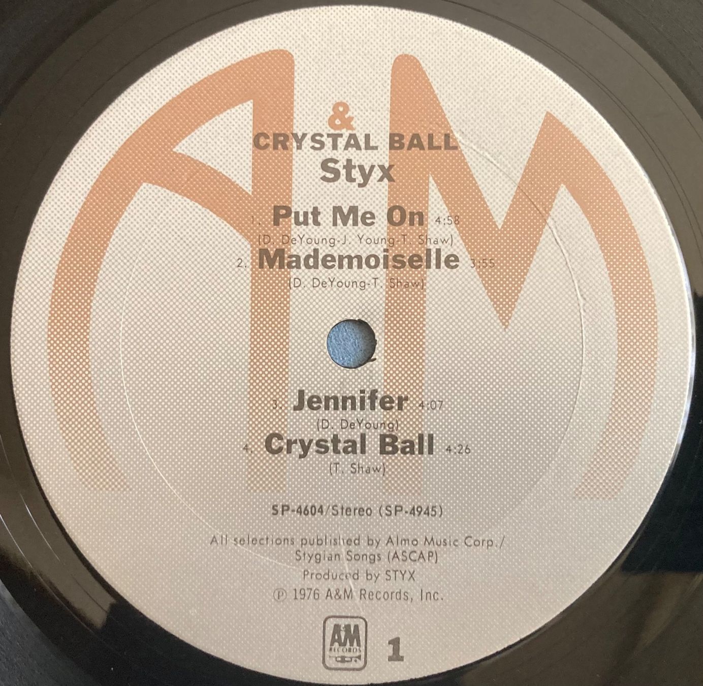 Dischi in vinile: STYX - CRYSTAL BALL – Usato da Poliez-Pittet venduto da Newtown-Records 3