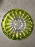 Grüne Glasschale