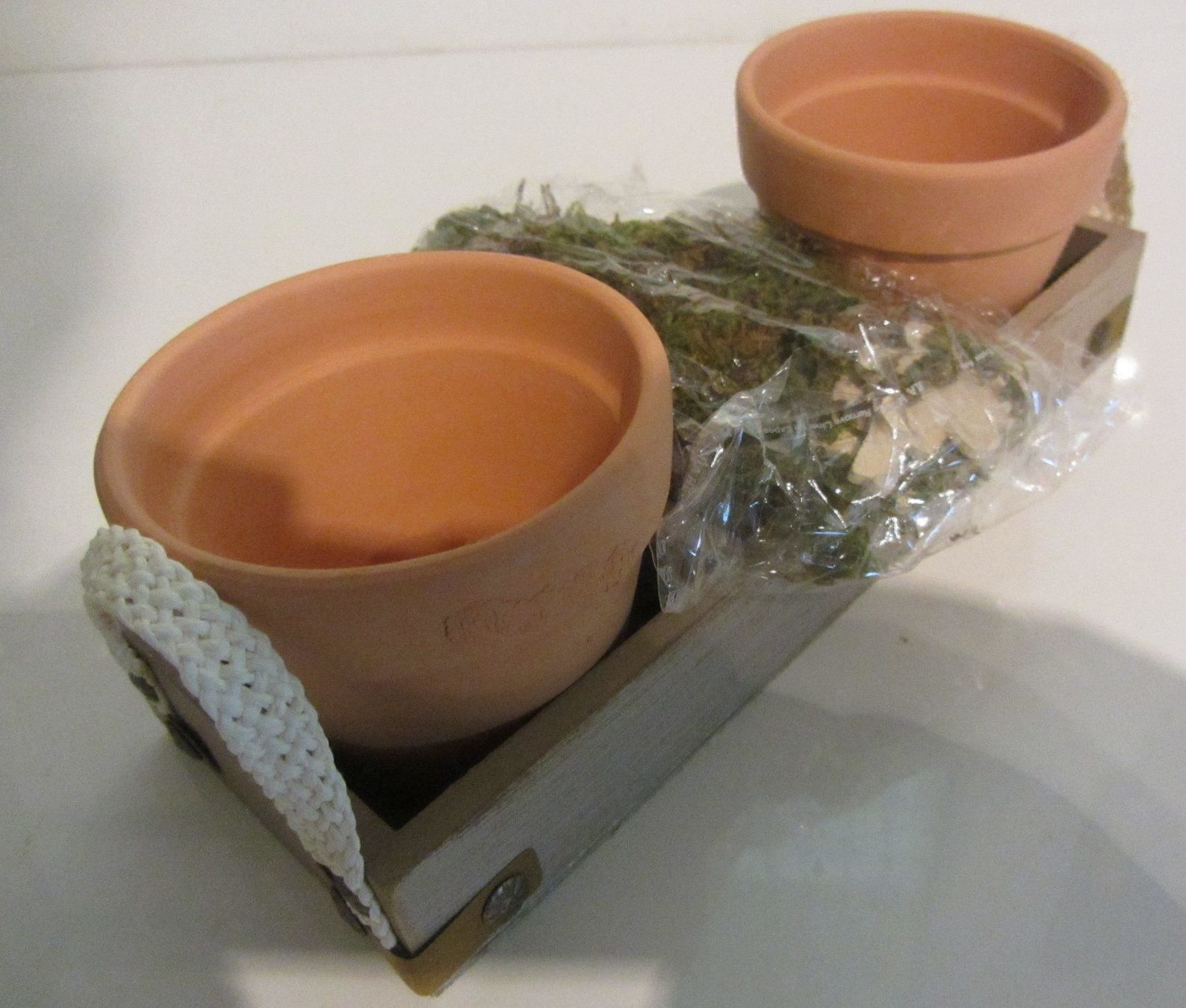 Vasi per fiori: 2 Stück Tablett-Set: Kräutergarten – Nuovo e nell'imballaggio originale da Egliswil venduto da chroetli22 2