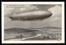 Graf Zeppelin D-LZ 130 auf Deutschlandfa