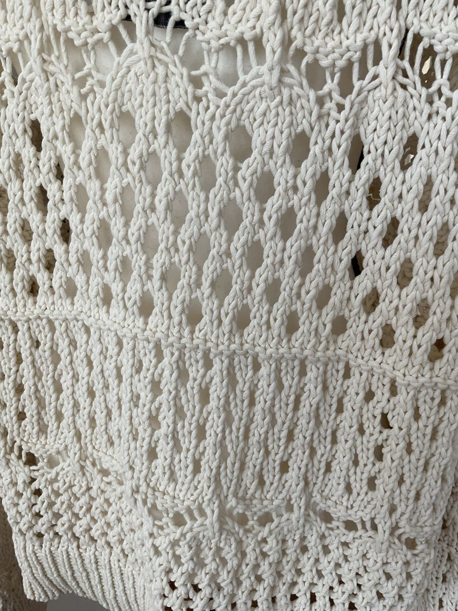 Only Maglioni & Felpe: ONLY Häkelpullover Gr. XL beige Boho Sommer Strickpulli – Nuovo (secondo la descrizione) da Buchs ZH venduto da Automatic007 2