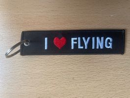 1 Schlüsselanhänger I love Flying