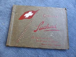 SUCHARD,Sammelbild-Album,Litho/Präge,ohne Bilder!CH-Fahne
