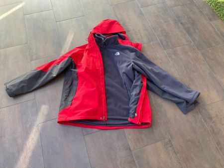 Outdoor-Ski-Wander Jacke mit Fleecejacke North Face