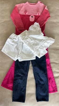 Kinderkleider Set, 5 St., Gr. 104/ Frühling - Sommer Saison