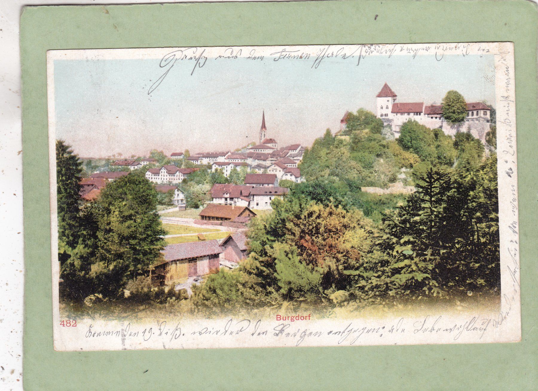 Ansichtskarten: Burgdorf 1904 – Gebraucht aus Herisau von Lisegrat2008