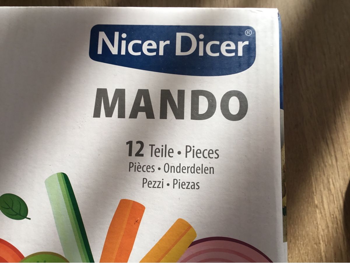 Elettrodomestici da cucina: Nicer dicer Mando - 12 teilig - neu – Nuovo e nell'imballaggio originale da Triesen venduto da Trisuna 2