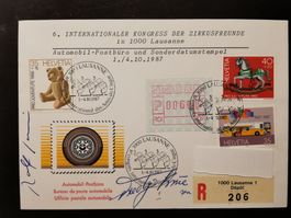 Knie Zirkus Autogramme Zirkusfreunde Kongress Lausanne